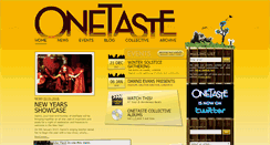 Desktop Screenshot of onetaste.co.uk